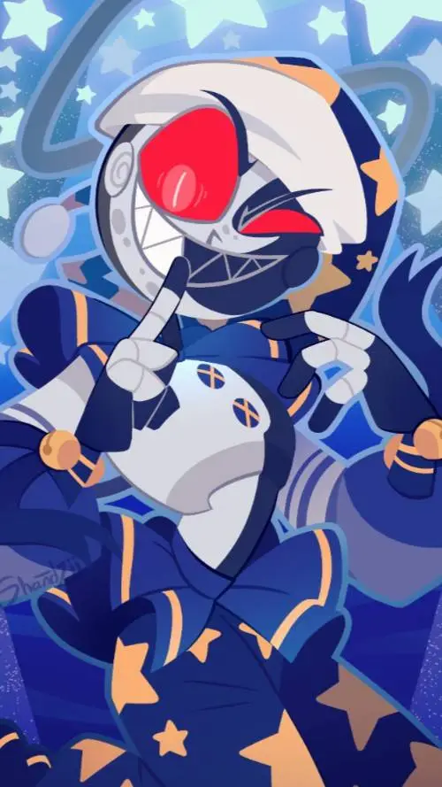 ai character: Moon background