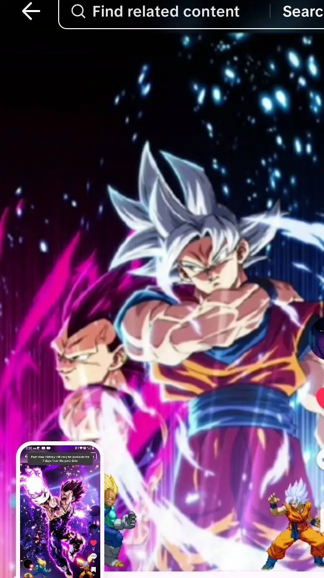 ai character: Goku and Vegeta  background