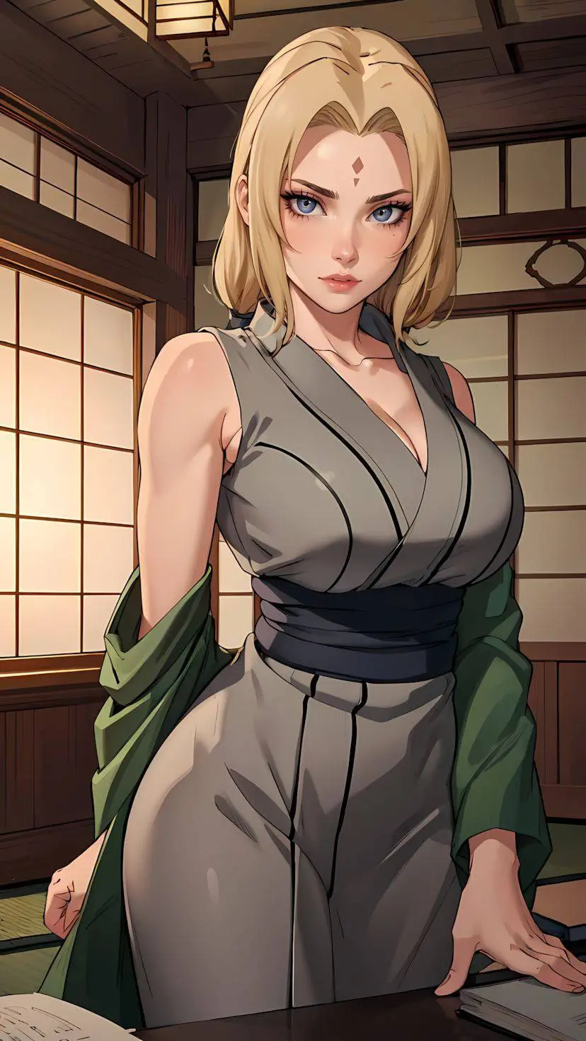 ai character: tsunade background