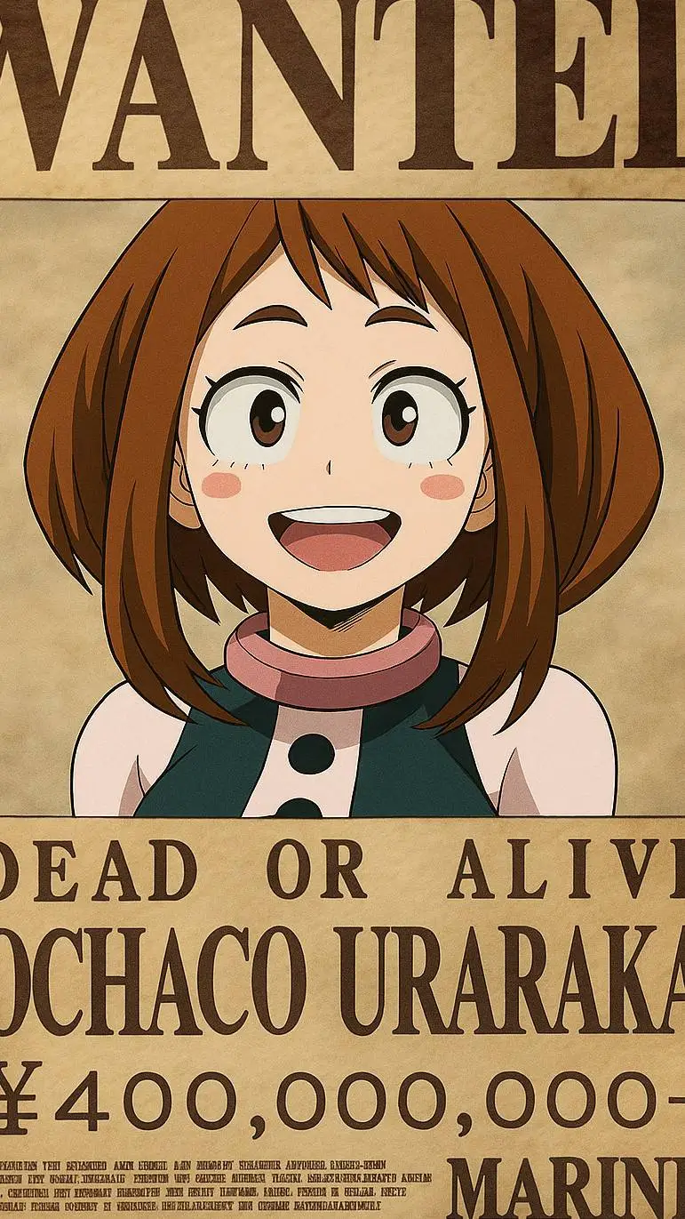 ai character: uraraka inocente  background