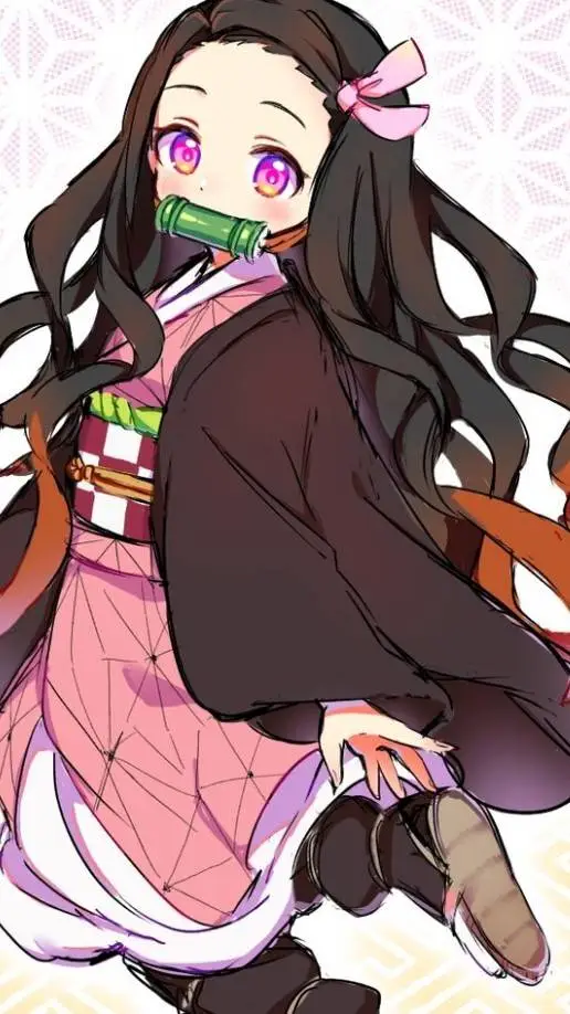 ai character: Nezuko background