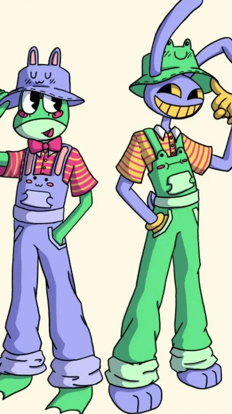 ai character: Ribbit&Jax match. background