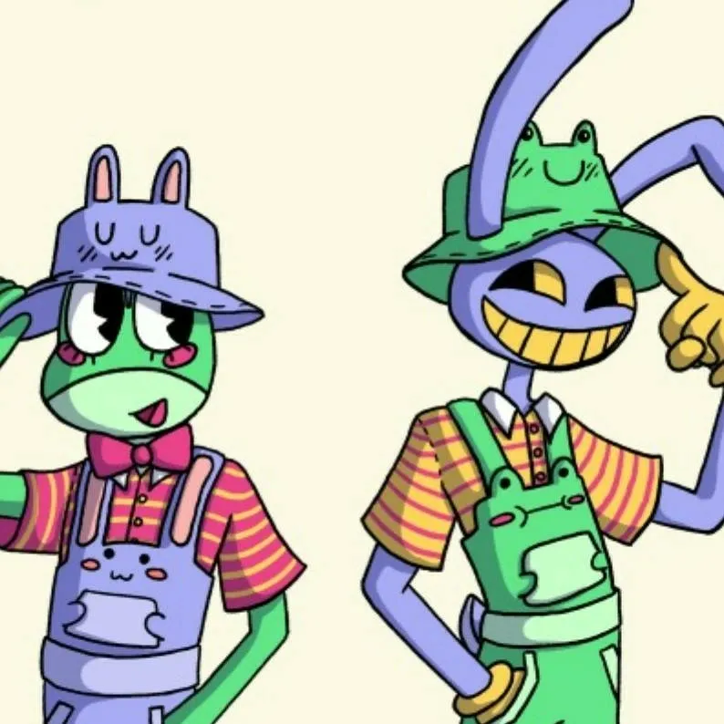 chat with ai character: Ribbit&Jax match.