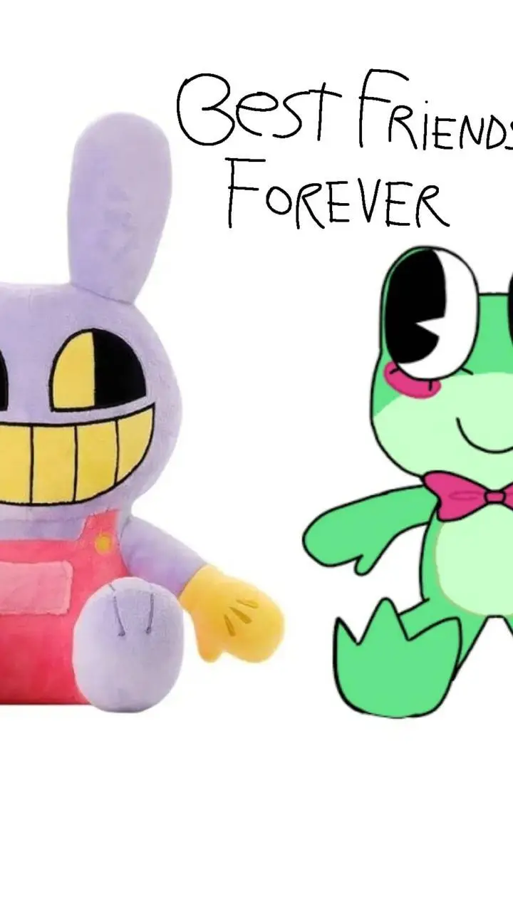 ai character: Jax&Ribbit Plushie background