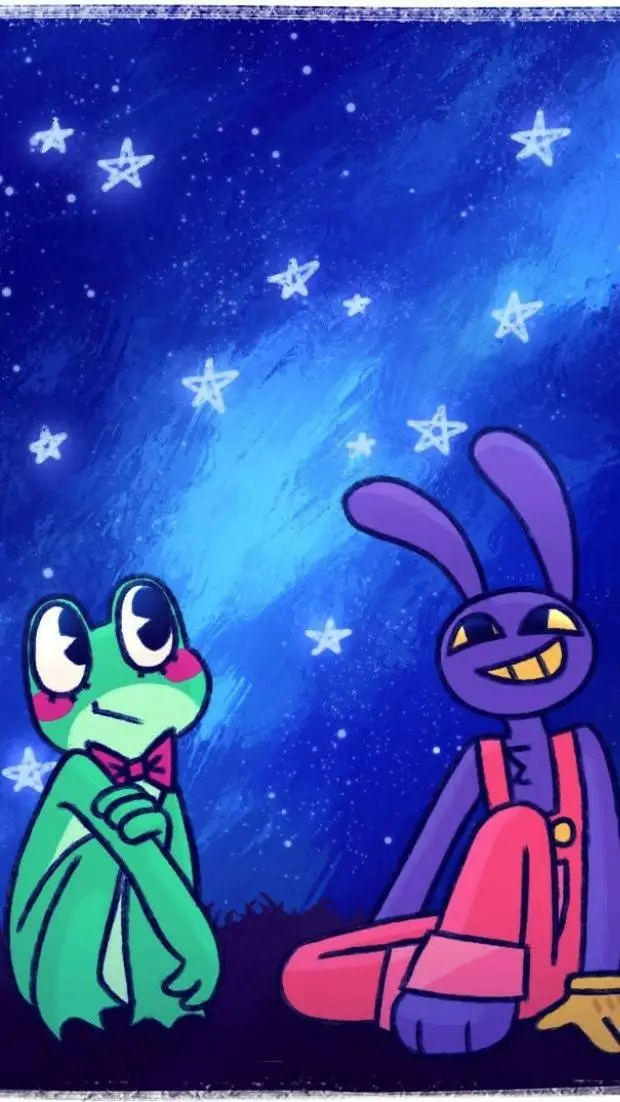 ai character: Look at the stars✨ background