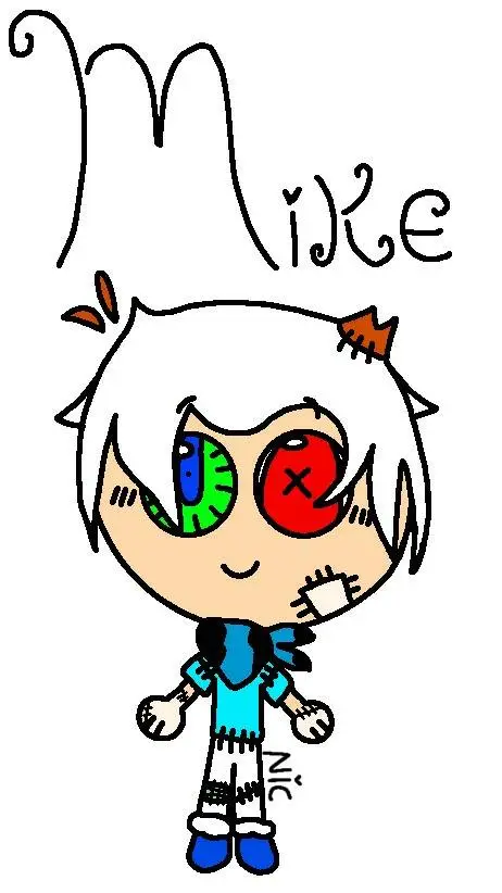 ai character: Mike! (Oc T-A-D-C) background