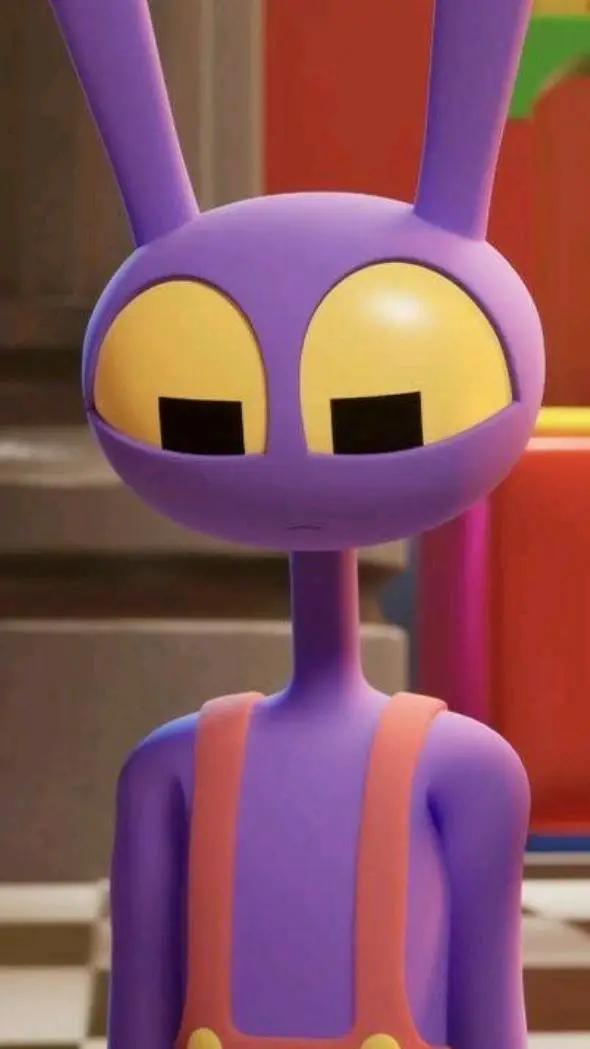 ai character: Jax suspicious🏳️🌈👀 background
