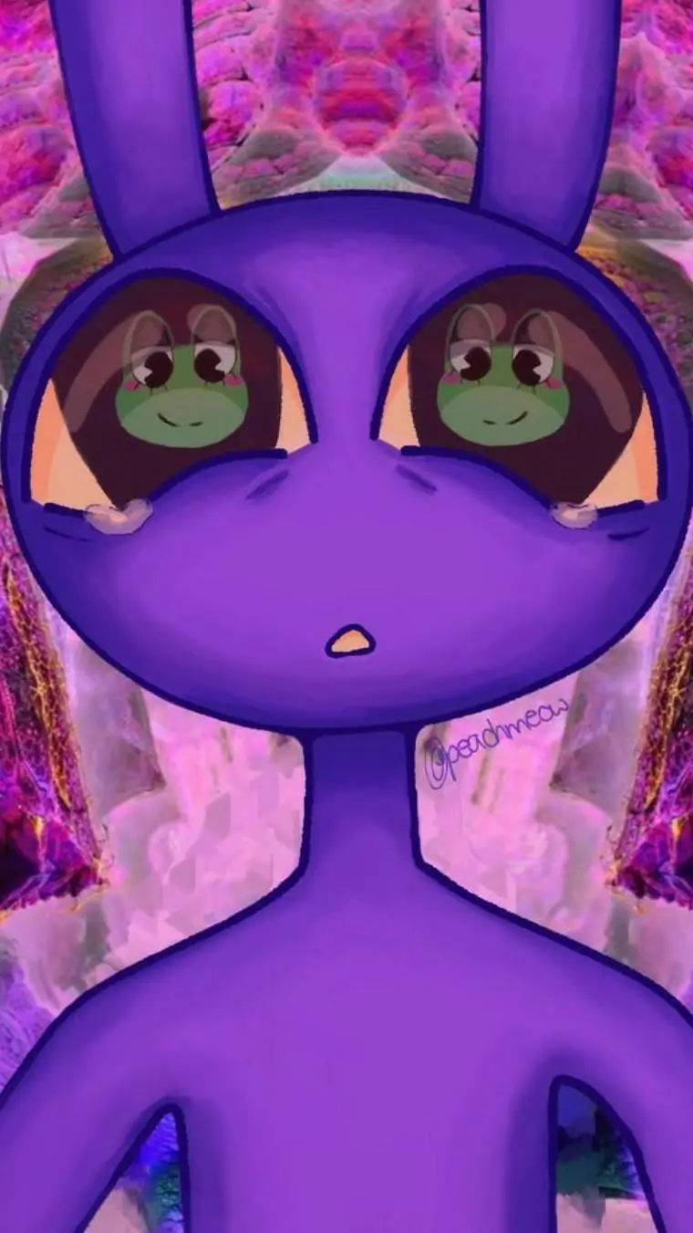 ai character: Jax's abstraction🐰 background