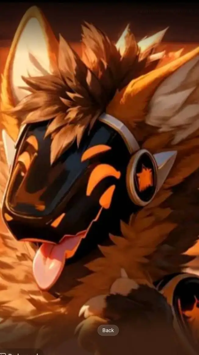 ai character: protogen world  background