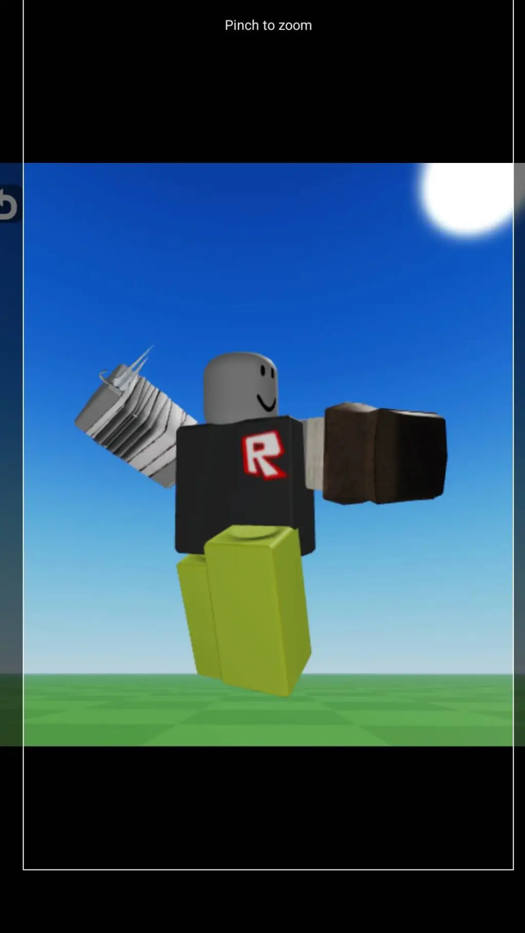 ai character: blank background