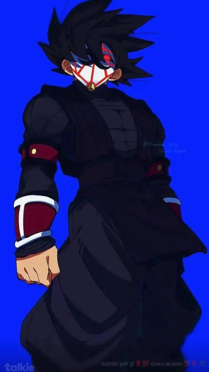 ai character: black  background
