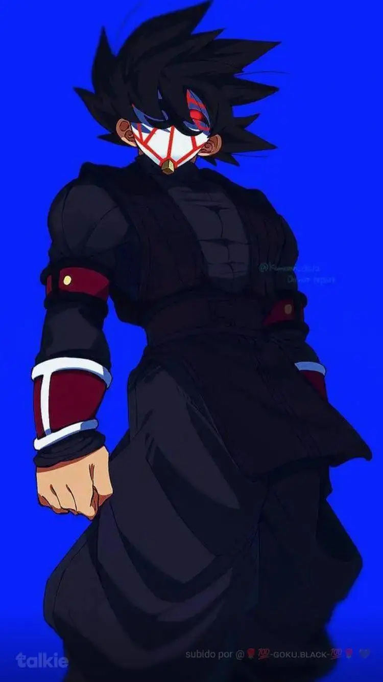 ai character: black background