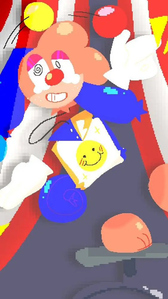 ai character: 🎈Ballony!🎈 background