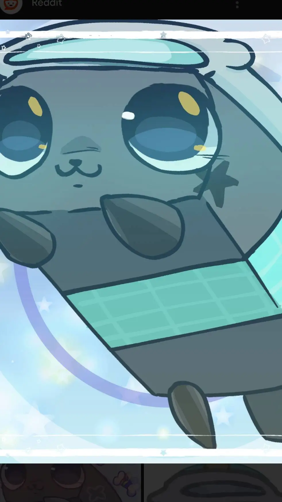ai character: Pebble background
