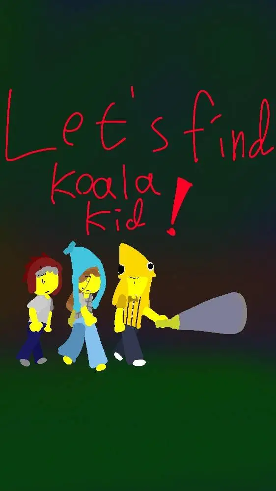ai character: Finding koala kid! background