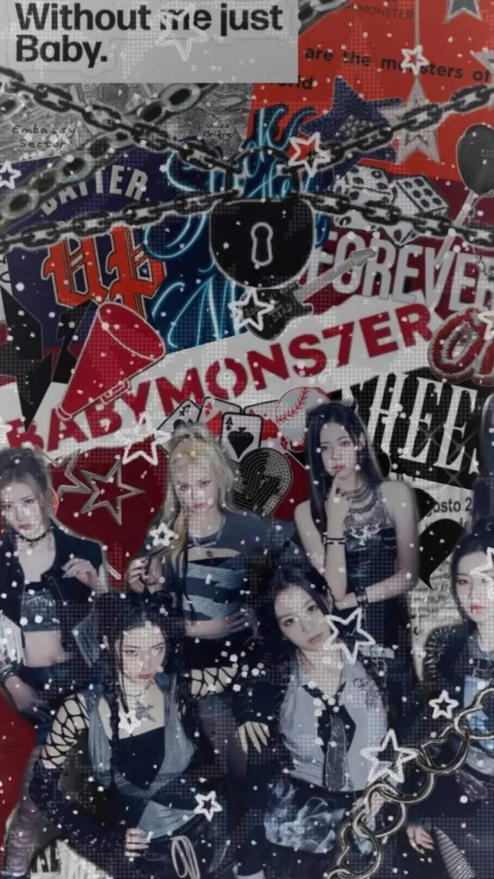 ai character: babymonster schoo! background