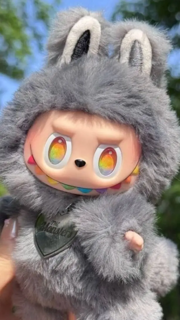 ai character: secret labubu background