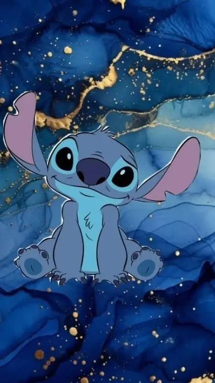 ai character: stitch background