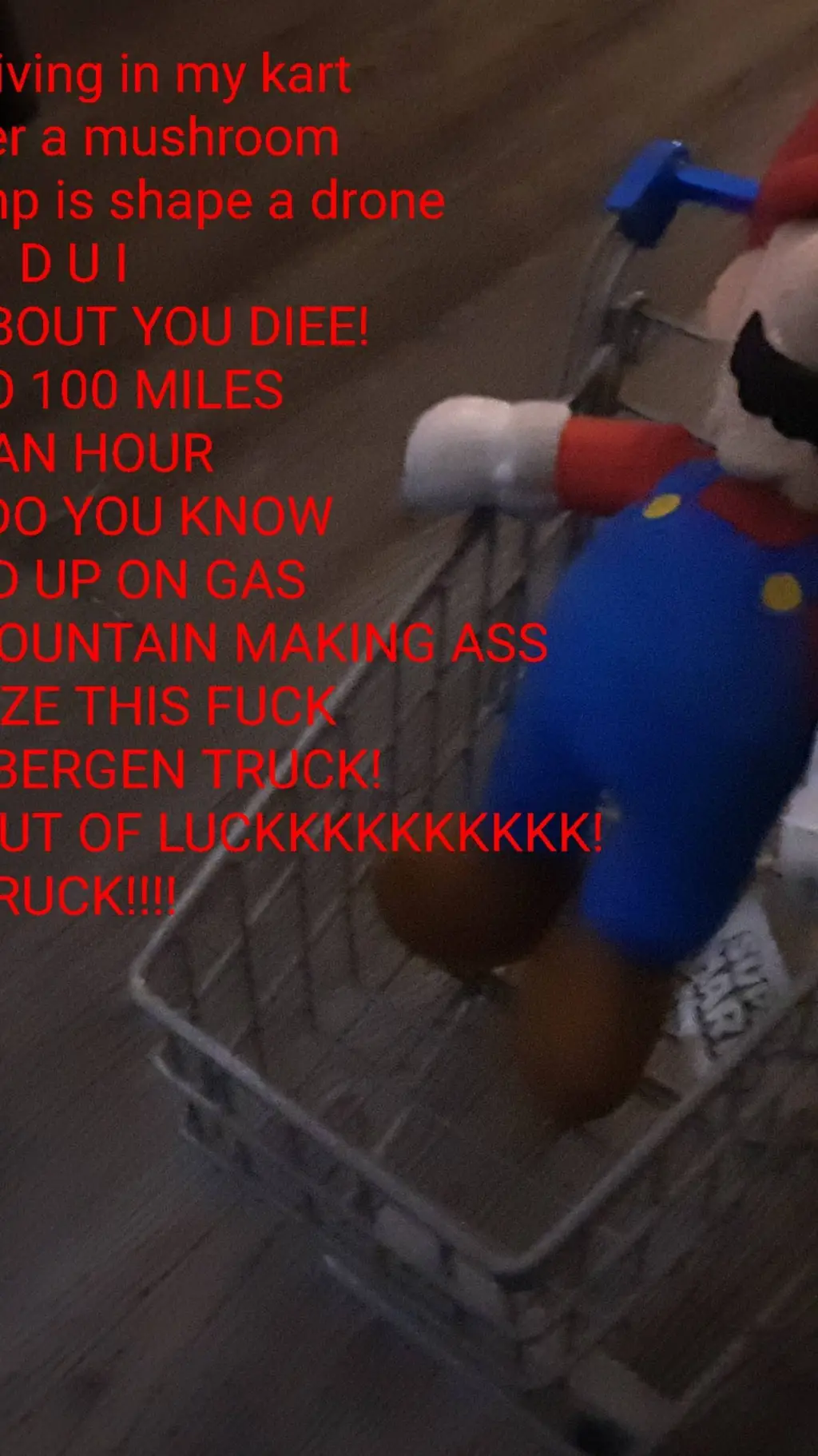 ai character: super Mario drones background