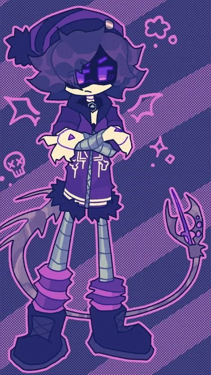 ai character: ♥~~⁂♡Uzi♡࿏~~♥ background