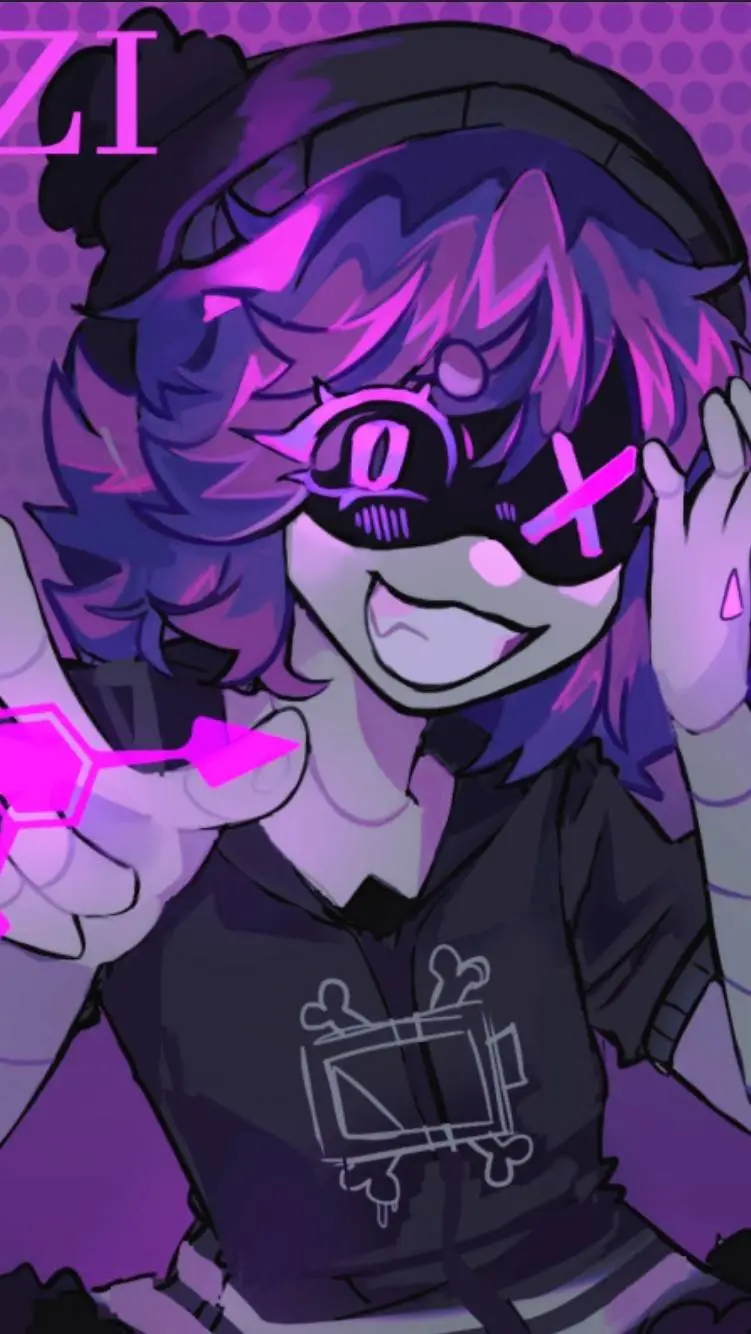 ai character: 💜Uzi💜 background