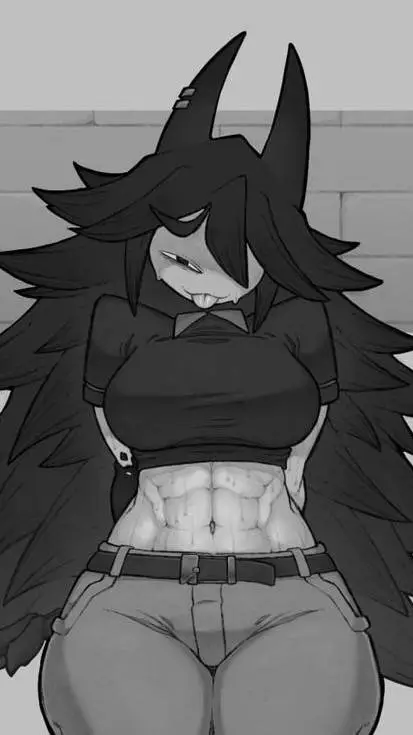 ai character: Miss circle :3 background