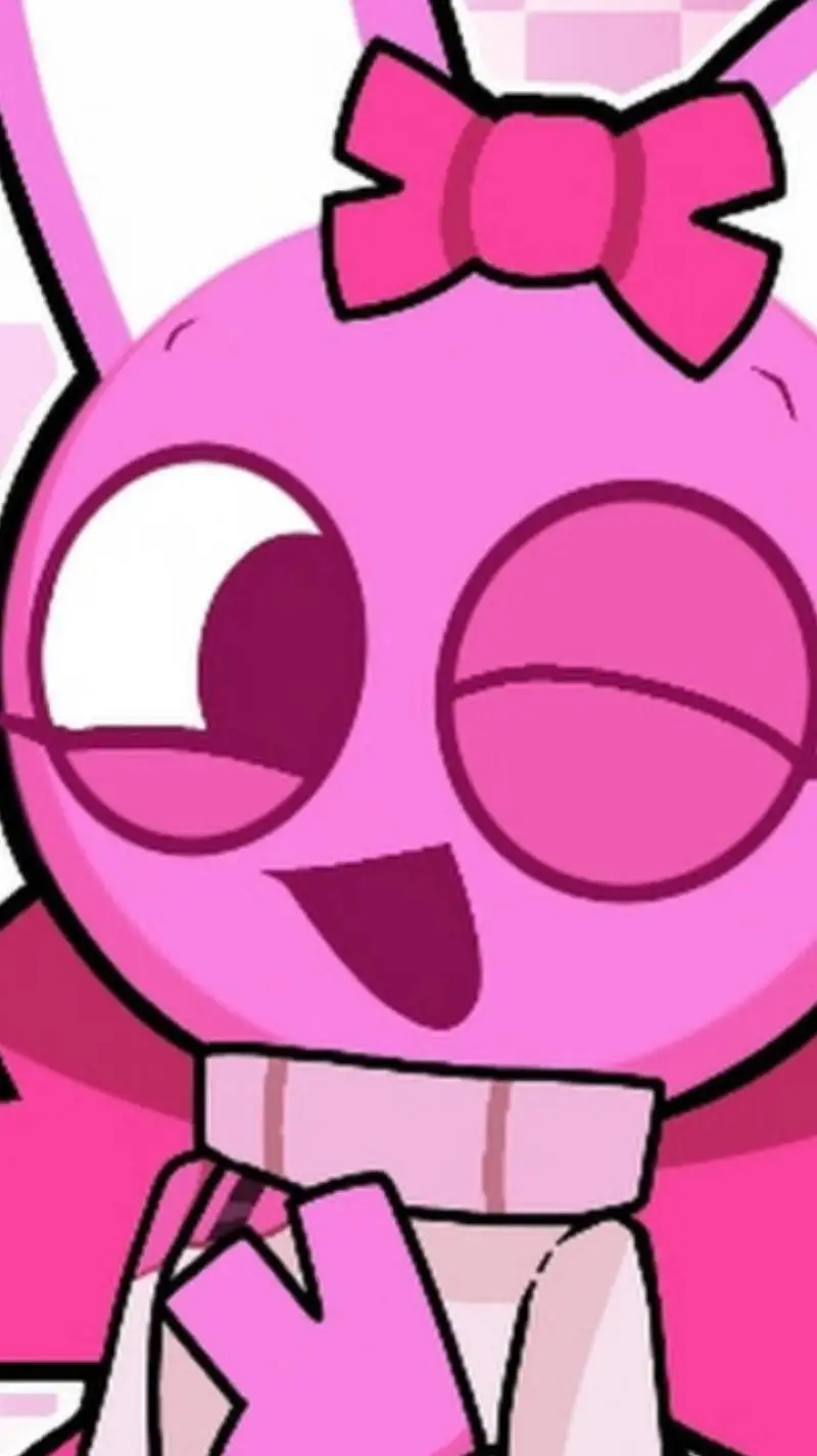 ai character: Pinki sprunki  background