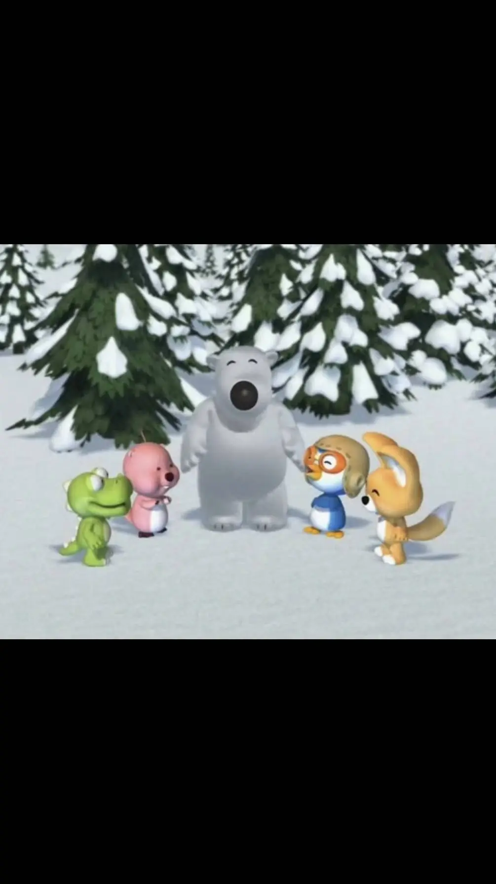 ai character: Pororo (old) background