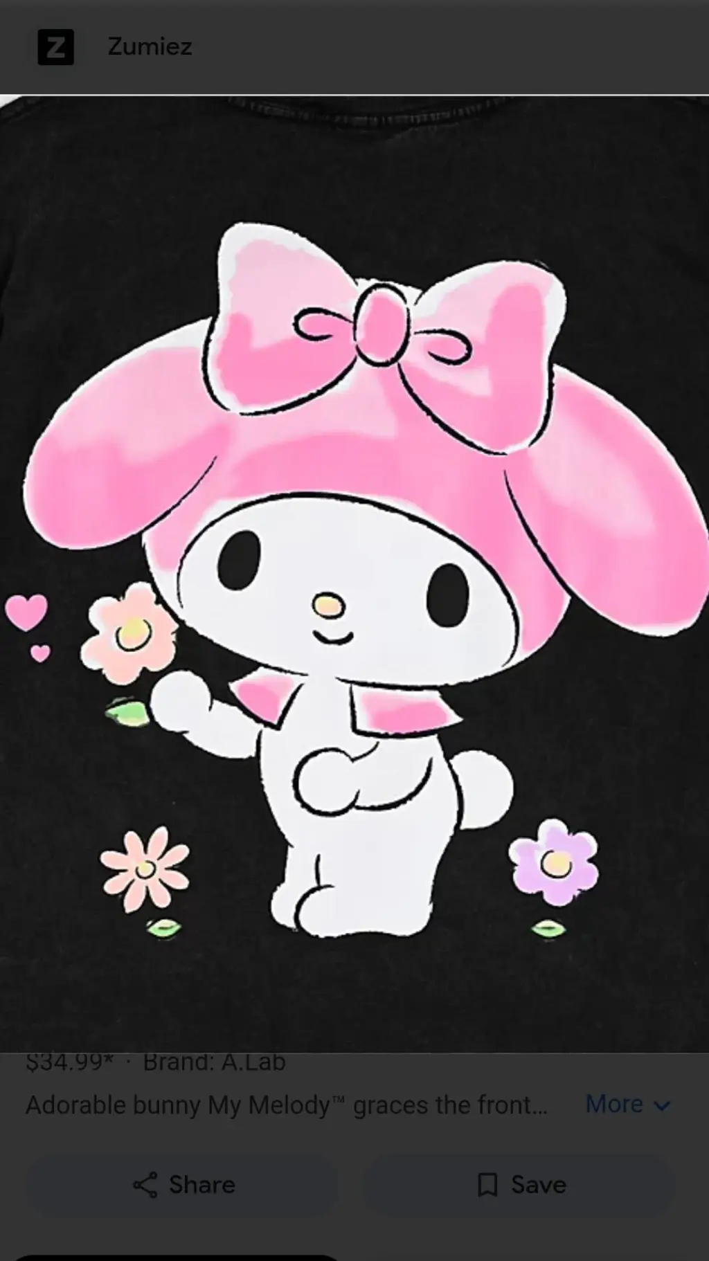 ai character: My Melody  background