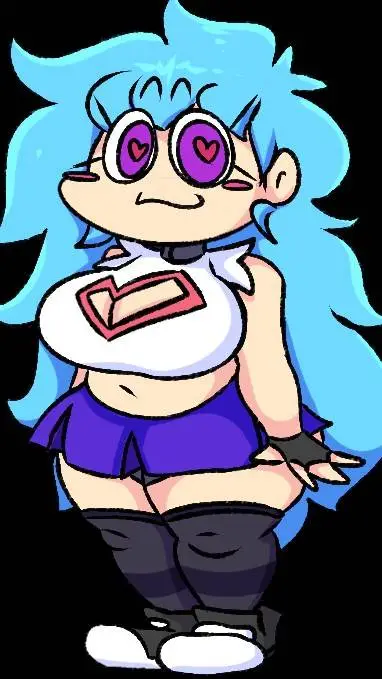 ai character: Sky blue background