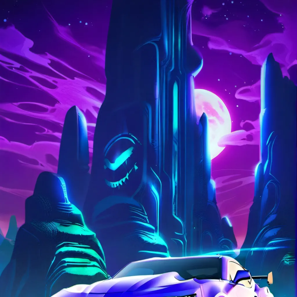 chat with ai character: el carro maldito