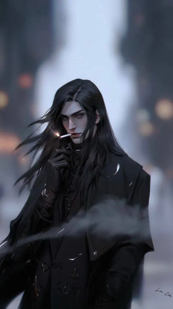 ai character: Голод background