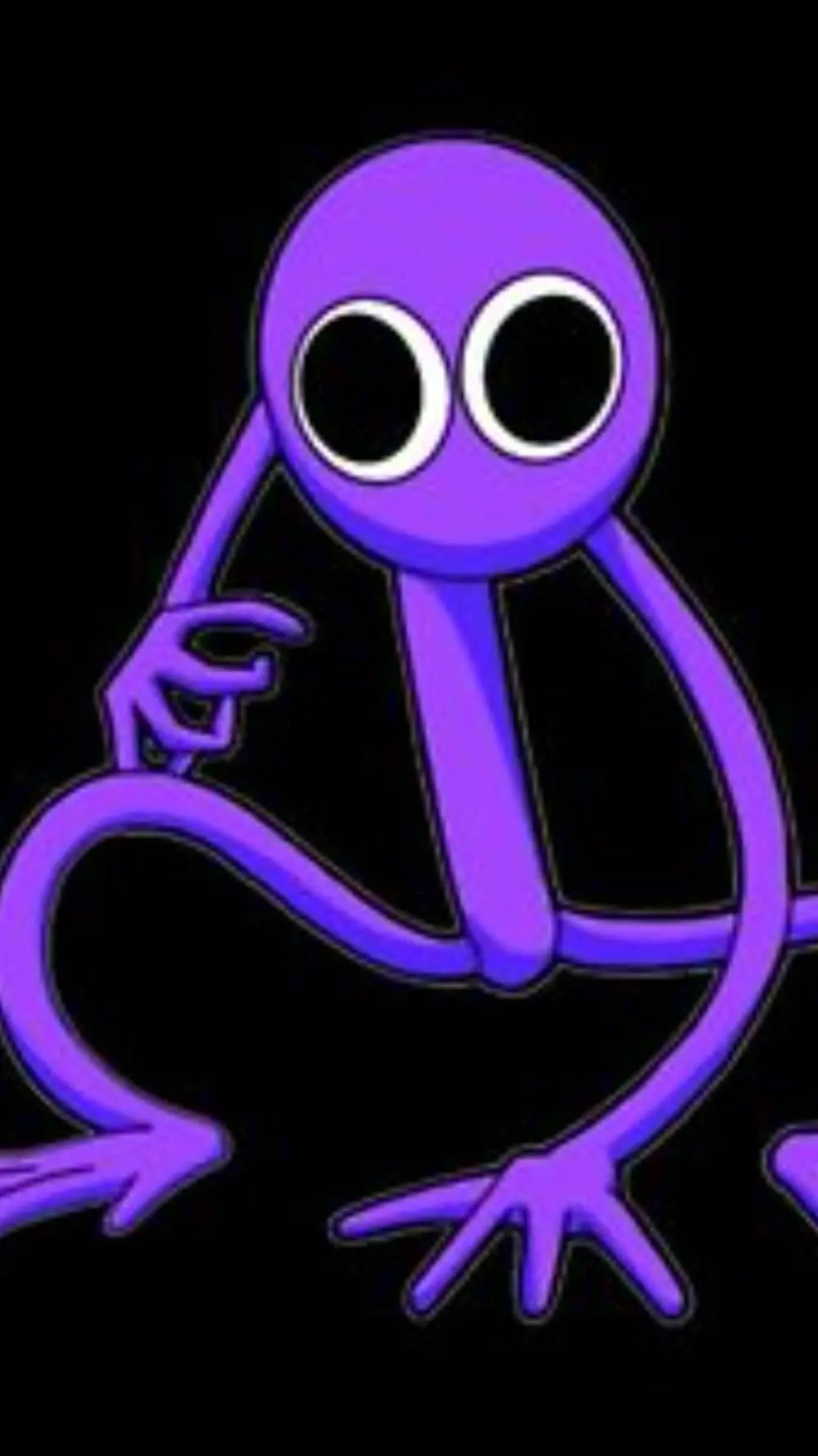ai character: purple background