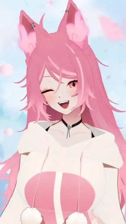 ai character: Sinder: pinkhound background