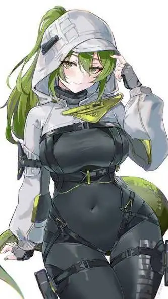 ai character: Fluorite background