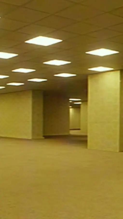 ai character: The Backrooms background