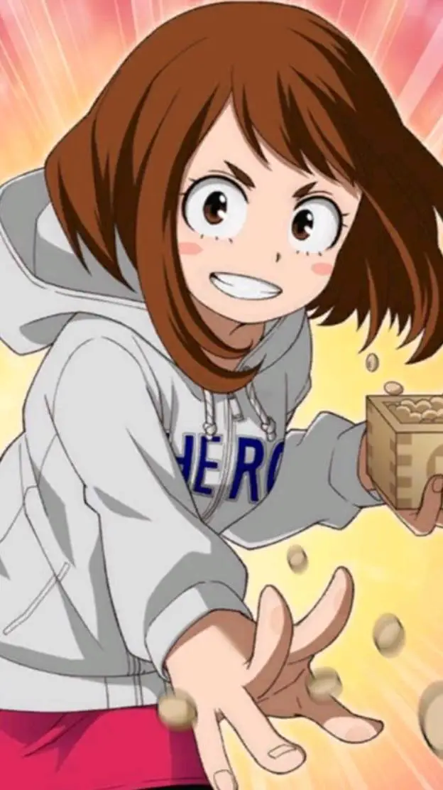 ai character: Ochaco Uaraka  background