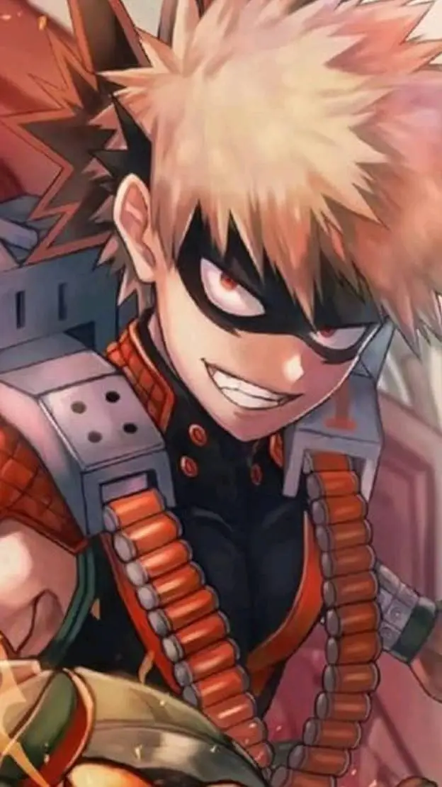 ai character: Katsuki Bakugo background