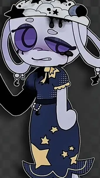 ai character: twisted bassie  background