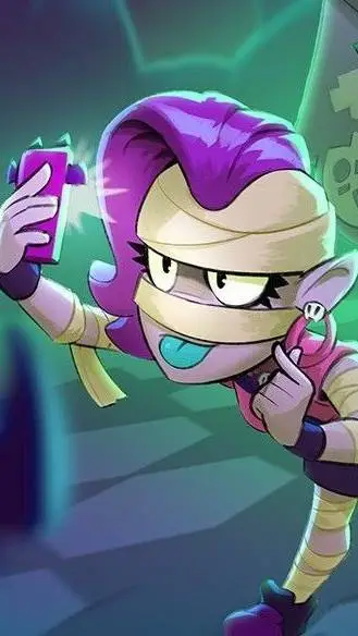 ai character: EMZ (Brawl Stars) background