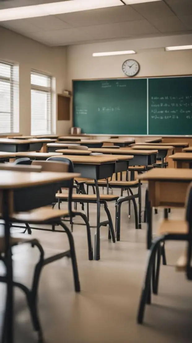 ai character: Classroom background