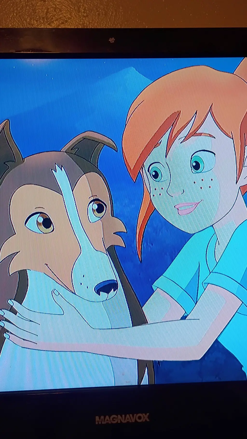 ai character: lassie and Zoe  background