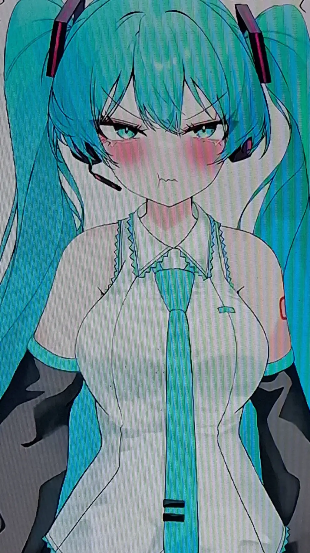 ai character: miku background