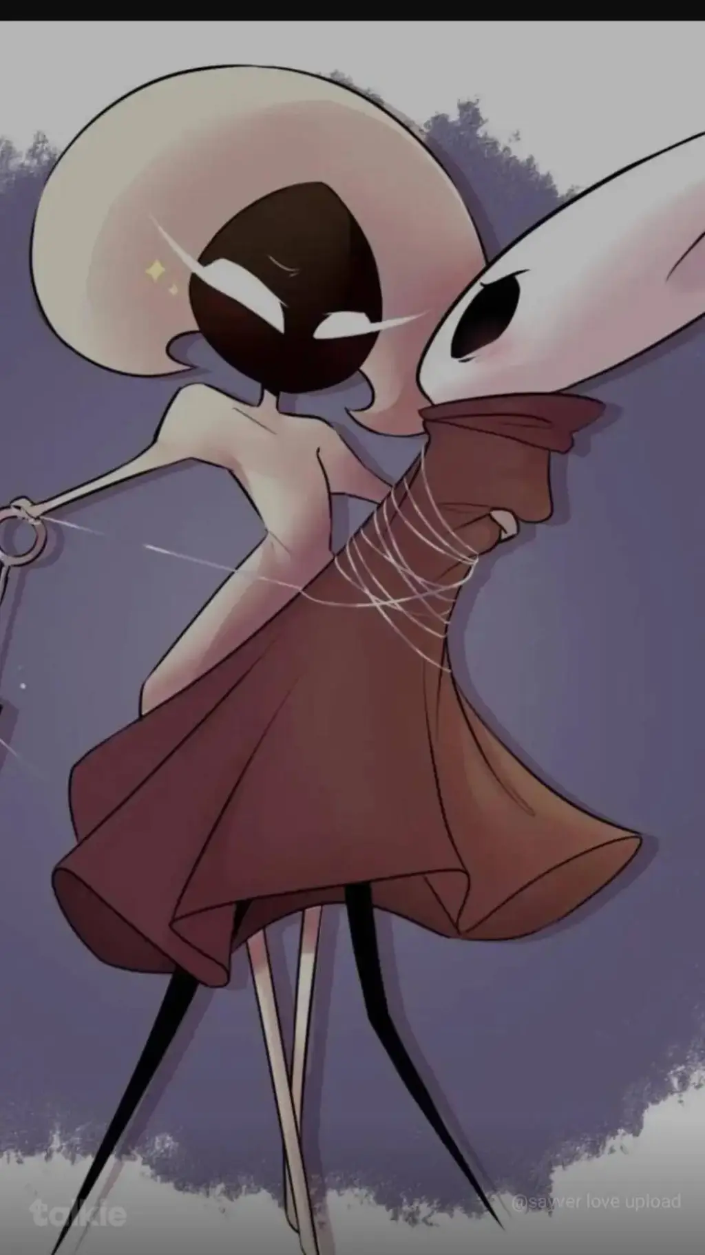 ai character: hornet and lace background