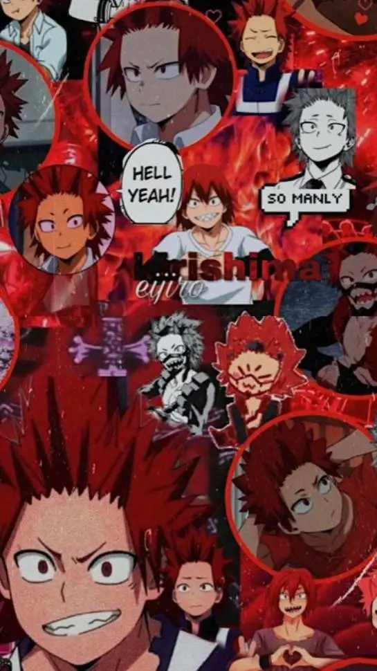 ai character: Kirishima MHA background