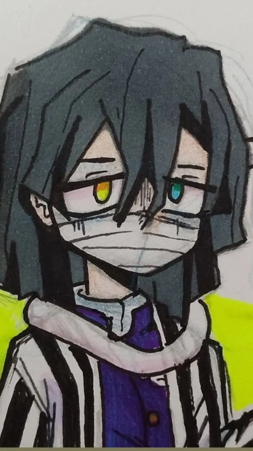 ai character: uzuren? in a box  background