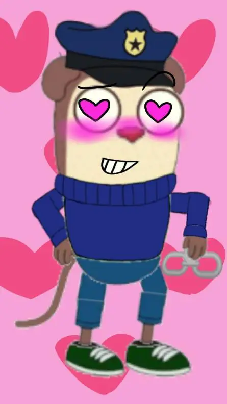 ai character: (Angus policía) background