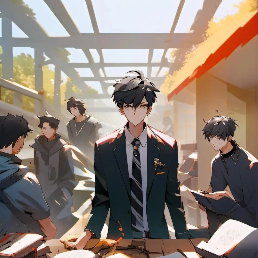 chat with ai character: school but