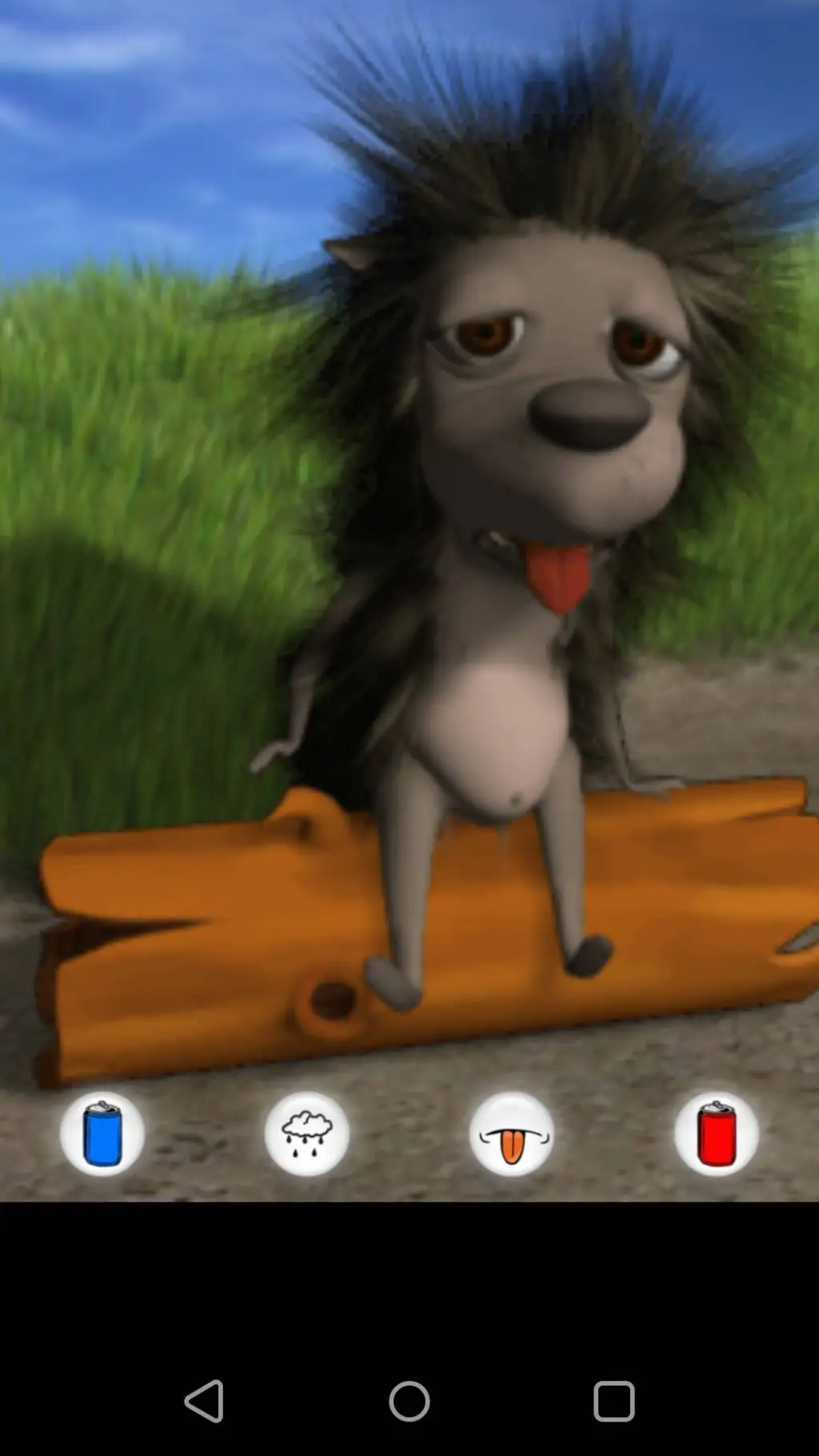 ai character: talking harry background