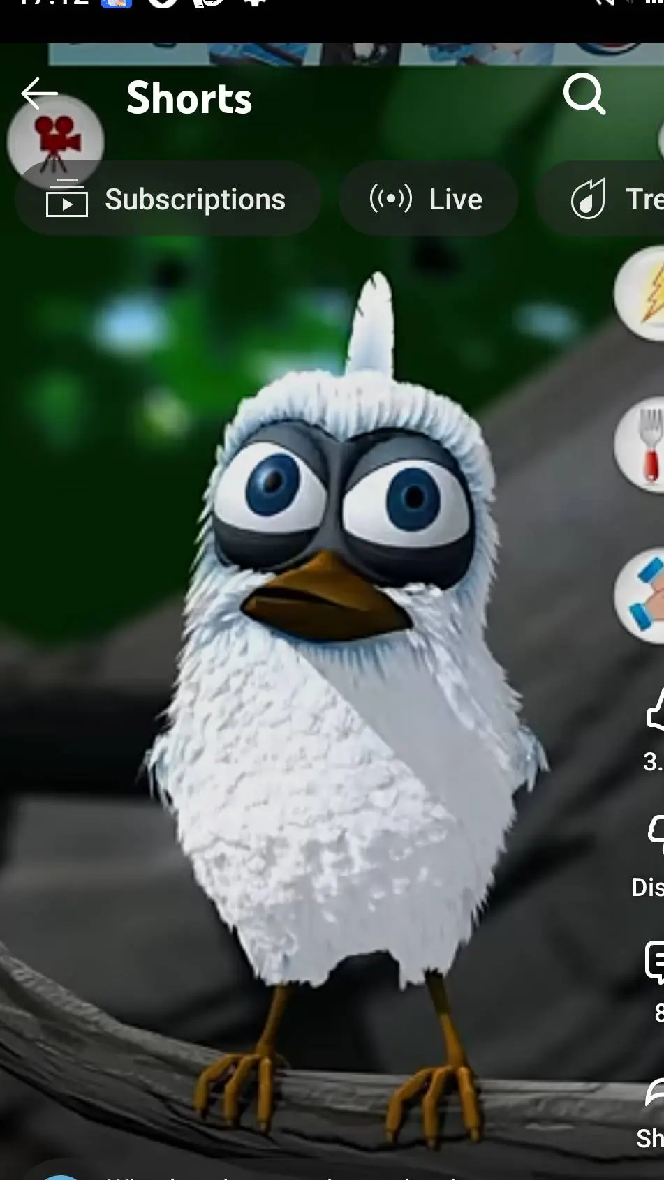 ai character: talking Larry background